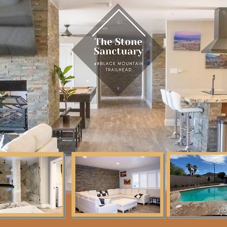 Lux Private Home - Pool, Billiards, 8 Smart Tvs, Board Games, Cotton Bedding - The Stone Sanctuary At Mccullough Hills Trailhead Las Vegas Buitenkant foto
